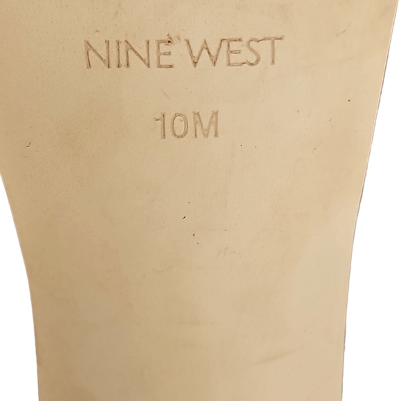 Nine West Black Suede Womens Shoe Heels Size 10 - Picture 10 of 11